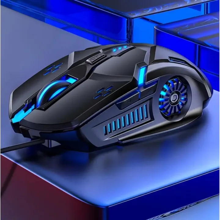 Wired Silver Carved Mechanical Gaming Mouse, Optimal for Desktop and ...