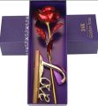 24k Rose Gift For With Love Stand & Lovely Love Box For Valentine Gift ( Total 3 Parts in a box).. 