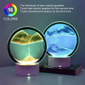 LED RGB Sandscape Lamp 3D Moving Sand Art Frame Night Light with 16 Colors Hourglass Light 3D Deep Sea Display with Remote. 
