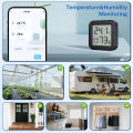Mini Zigbee 3.0 Temperature Humidity Sensor APP Remote Control Thermometer For Smart Home Work With Tuya Alexa ZHA Zigbee2MQTT. 