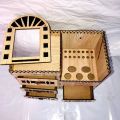 jewellery box for girl new wooden jewellery box with mirror and lipstick stand jewellery box 6 drawer jewellery storage boxes.. 