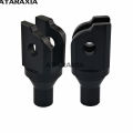 Front Rear Foot Pegs Footrest Mount Pedals Adapter For Harley Softail Fat Bob Breakout Street Bob Low Rider Sport Glide FLS 2018. 