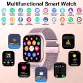 2026 New Fashion Smart Watch Women 1.83inch HD Screen Heart Rate Sleep Monitoring Bluetooth Call Smartwatch For Men Women s.