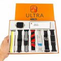 Ultra 7 in 1 Strap Smartwatch 49mm | Series 8 Ultra Smart Watch 49mm with 7 pair Stras | LAXASFITULTRA 7 IN 1 Strap | BIG 2.01 INFINITE DISPLAY | Bluetooth Calling | Sports Mood. 