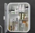 Washroom Cabinet Hanging Cabinet Wall Mounted Bathroom Cabinet double door cabinet Easy to use helpful in washroom accessory washroom straight cabinet.. 