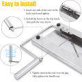 LMETJMA Cheese Slicers with Wire for Block Cheese Adjustable Cheese Cutter Board with 5 Replacement Wires Precise Scale JT53. 