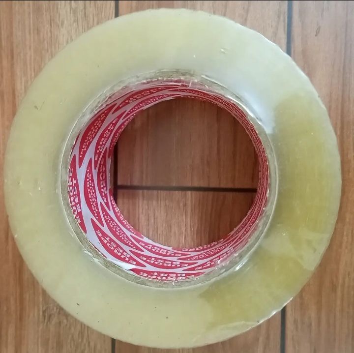 Packing tape / Imported tape / Clear 2 inch × 200 Yard / Heavy duty packing tape / Tape / Clear tape Art # SS- 412C (01 Pcs)