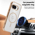 MagSafe Magnetic Colorful Transparent Clear Phone Case for Google Pixel 9a, Wireless Charging Anti Scratch Phone Case. 