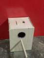 Breeding Box for Lovebirds 7x8x10 in ( Mango Wood) with ( Double Side Doors ) birds cage/ folding cage. 