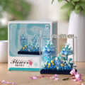 Qimeng Fun Microgranules Rose Eternal Flower Building Block Ornament Assembly Kit for Girls 7323-26.