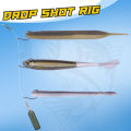 FishTrip 50-200pcs Drop Shot Hooks for Bass Fishing High Carbon Steel Wacky Hook Crank Worm Barbed Hook Fishing Accessories. 