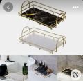 Iron Wire VANITY Makeup Organizer Jewelry Tray perfume Organizer. 