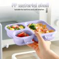 Bento Box Leakproof Lunch Food Storage with Stackable Design Carry Handles Office School for Kitchen Restaurant Use Lunch Box.