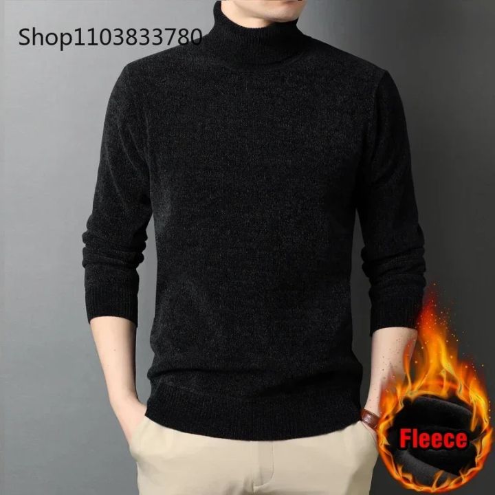 Men%20Turtleneck%20Sweater%20Casual%20Thick%20Men's%20Rollneck%20Knitted%20Sweater%20Warm%20Mens%20Jumper%20Woolen%20Sweater%20Male%20Outwear%20Knitwear%203XL%204XL%20-%20Image%202