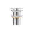 Basin Sink Drain Waste Pop Up Drain Stopper Push Button Bathroom Faucet Accessories. 