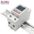 2P 63A TUYA APP WiFi Smart Circuit Earth Leakage Over Under Voltage Protector Relay Device Switch Breaker. 
