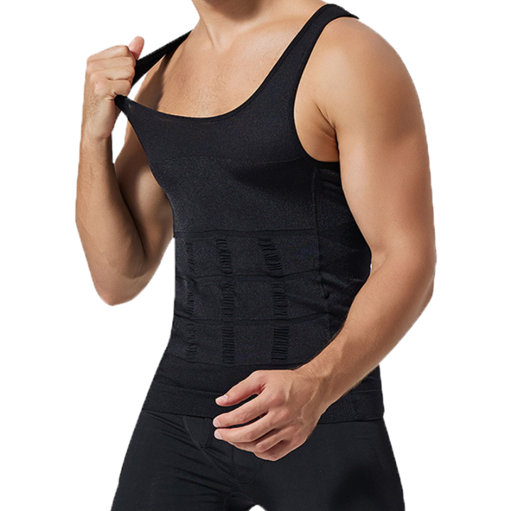 Mens%20Slimming%20Body%20Shaper%20Chest%20Compression%20Shirts%20Tummy%20Control%20Shapewear%20Abdomen%20Belly%20Trimmer%20Vest%20Gym%20Waist%20Trainer%20Corset%20-%20Image%204