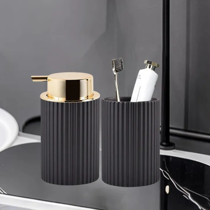 Bathroom%20Foam%20Soap%20Dispenser%20Hand%20Soap%20and%20Dish%20Soap%20Storage%20Containers%20armhouse%20Decor%20Foam%20Soap%20Dispenser%20tooth%20brush%20Holder%20-%20Image%202