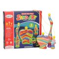 DIY – Sand art – 3 Art Design Set Toy for Kids. 