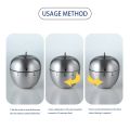 1pc Creative Kitchen Mechanical Timer Stainless Steel Egg-Type Timer 60 Minutes Student Timing Baking Cooking Reminder. 