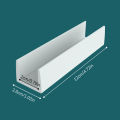 6 Pcs Safety Door Reinforcement Slot Baby Gate Dog Groove Gates Pet Supplies PVC Dog Gate Reinforcement Fence Reinforcement.