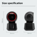 1D 2D QR Wired Barcode Scanner High-speed  Platform Hands-Free Automatic Sense Reader USB Port Plug&Play for Window Android. 