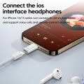 Hao BoType C To IOS Headphone Audio Adapter USB C Male To IOS Female Connectors for IPhone 16 15 IPad  Earphone Converter. 