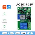 Smart Switch 1CH Tuya Smart Life  RF 12V 24V 7-32V AC DC Wifi Switch Work with Alexa  Home. 