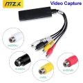 Video Capture Card Easy Cap Convert VHS VCR Mini DV Hi8 DVD to Digital RCA/S-Video Old USB 2.0 Audio Video Record Capturer. 