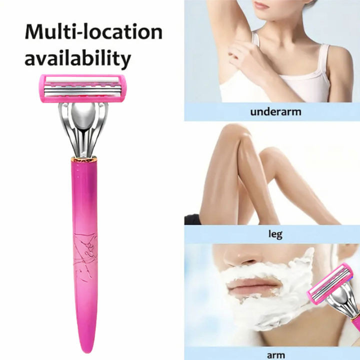 Women's%20Body%20Hair%20Bikini%203-layer%20Safety%20Razor%20Blade,%20Stainless%20Steel%20Safety%20Hair%20Removal,%20Hair%20Removal%20Razor%20Replaceable%20Head%20-%20Image%203