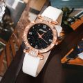 Womens Watches Fashion Simple Roman Numerals Dial Female Clock Leather Strap Analog Quartz Wrist Watch Holiday Gifts Reloj Muje. 