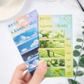 5pcs Hefengxi series magnetic bookmarks with Chinese style styles, diverse colors, calm and healing, and a sense of luxury souve. 