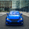 Premium Stretchable Blue Chrome Mirror Vinyl Wrap Film Vinyl Roll Self Adhesive Decal Vehicle Car Wrapping. 