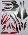 Bajaj Pulsar Ns200 Black And Red Full Sticker Kit. 