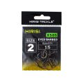 30 x PTFE Coated High Carbon Stainless Steel Barbed Fish Hook With Eye Carp Fishing Hook Link Accessories X505. 