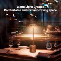 LED Table Lamp Touch Sensor Rechargeable Desktop Night Light Wireless Reading Lamp for Restaurant Hotel Bar Bedroom Decor Light. 