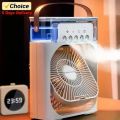 3 In 1 Fan AIr Conditioner Household Small Air Cooler LED Night Light Portable Humidifier Air Adjustment Fan Office Home Fan New. 