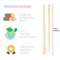 100PCS Woman Wooden Hair Removal Stick Disposable Depilation Spatula Wax Sticks Wood Face Eyebrows Waxing Spatula Beauty Tool staloofy hair. 