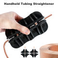 3/16In and 1/4In Handheld Tubing Straightener Metal Pipe Straightener Tool Portable Brake & Fuel Line Straightener Hand Tools. 