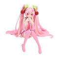 New Hatsune Miku Anime figure Pink dress PVC model action toys Cherry pink cherry blossom decoration collect .