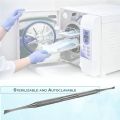 Professional Dental Tarter Scraper Tool Pick, Double Ended Tartar Plaque Remover for Teeth, Tooth Scraper - Added Tooth Cleaning at Home - 100% Stainless Steel, 6.5" Length (6.5 Inch (Pack of 1)). 
