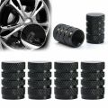 8 PCS Black Car Card Tire Valve Caps Unique Design Car Truck Air Port Cover Car Tire Valve Cover TXTB1 Wheel Valve Cover Car Uni. 