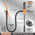 Electric Transfer Pump for Gas Car Portable Battery Powered Transfer Pump Equipment with Mouth for Fuel Oil Gas Water Petrol.