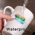 50 Sheets 100% Transparent Vinyl Sticker Paper for Inkjet Printer White Glossy A4 Waterproof Printable Stickers Adhesive Paper. 