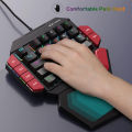 MageGee One-Handed Mini Mechanical Gaming Keyboard – 35 Keys, Hot-Swappable, Backlit, Wired for PC　Laptop　Desktop. 