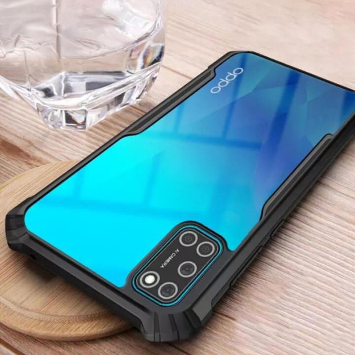 Oppo Reno Spigen Oppo A52 Clear Ultra Violet Blue Back Cover For