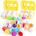 Montessori Eggs 3D Puzzle Learning Education Math Toys Kids Shape Match Smart Game for Children Educational Easter Gifts for Kid. 