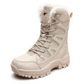 Men Male Tactical Boots  Boots Climbing Hiking Shoes Breathable Outdoor Unisex Ultrallight  Plush Snow Winter High Quality. 