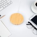 Bamboo Wireless Charger 15W 10W 5W Fast Wireless Charging Pad for iPhone 13 12 mini 11 Pro Max AirPods Pro 2.