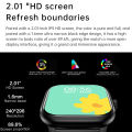 LEMFO Smart Watch 2024 Bluetooth Call Music Smart Watches For Men 2.01" Full Touch Dial Fitness Tracker Waterproof Smartwatch. 